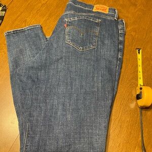 Levi’s distressed jeans with holes